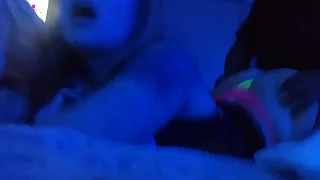 Joknee taking daddies dick